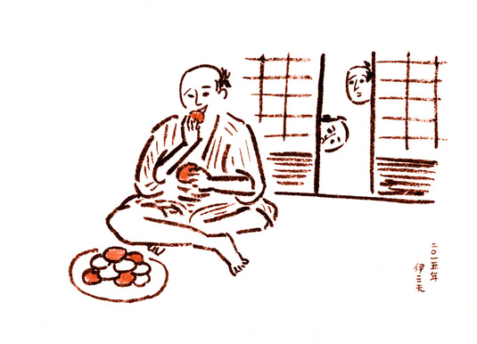 笑う和菓子