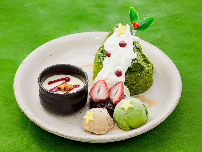 抹茶クリスマスケーキ
